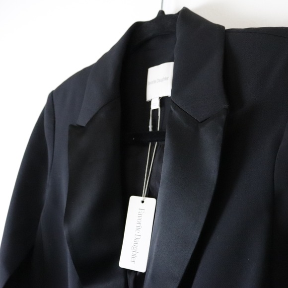 NWT Favorite Daughter The Bad Reputation Blazer Black Small - Picture 6 of 13